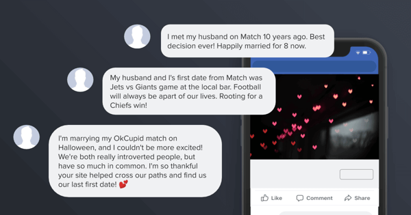 Marketing dating app